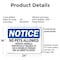 Signmission No Pets Service Animals Allowed, 24 in W x Rectangle, Plastic OS-2PACK-NS-P-1824-L-16171 - alternate 4